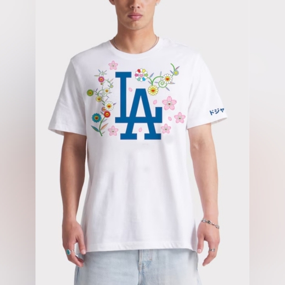 Takashi Murakami x LA Dodgers Tee – Size L, White, BNIP, Sold Out - Picture 2 of 2
